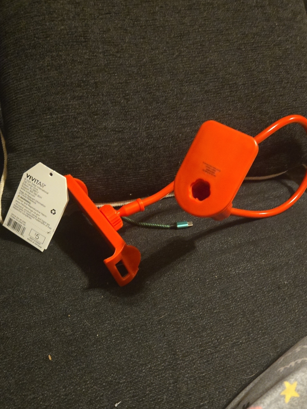 Vivitar Red Flexible Clip Phone Mount 1013